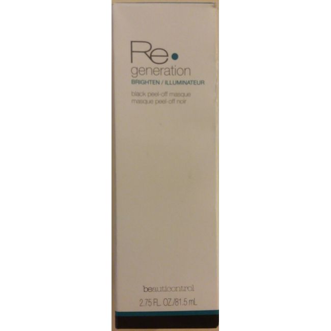 BeautiControl Regeneration Brighten Illuminator Black PeelOff Mask 2.7oz worn bx