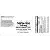 Berberine 500mg - Blood Sugar, Cardiovascular Support
