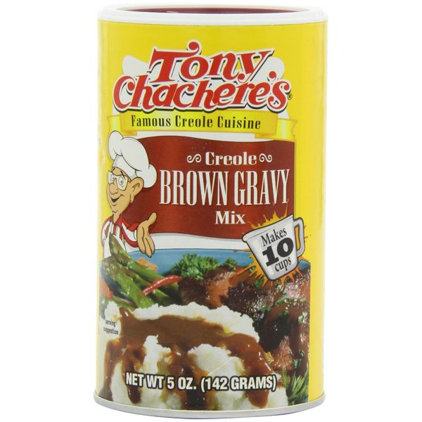 Tony Chachere Instant Gravy Mix, Creole Instant Gravy, Brown, 5 Ounce (Pack of 12)