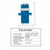 TXWTXPJ-LC Fiber Optic Coupler Adapter,LC to LC Duplex Singlemode Coupler,Fiber Optic Adapter for Single Mode Fiber Patch Cable (100)
