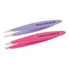 Tweezerman Mini Slant and Point Tip Tweezer - Tweezers Set for Eyebrows, Facial Hair, Ingrown Hairs