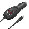 Micro USB Coiled Cable (5.7 ft.) Car Charger, High Powered 5 Watt (1 Amp)
