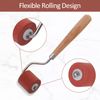 3pcs Rubber Brayer Rollers,Brayer Ink Roller with Comfort Grip,Brayer Rollers for Crafting,Printing,Printmaking