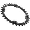 Single Speed Chainring 104BCD Chainring 104BCD Chainring Single Speed Chainring 30T Chainring (Black)