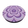 Retro Aesthetic Lavender Coffee Latte Pattern Daisy Flowers PopSockets Swappable PopGrip