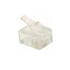 4C Telephone Line Cord Modular Plugs - 100 Pack