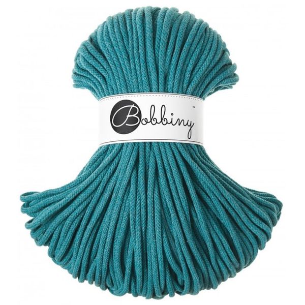 Bobbiny Premium 5mm Braided Macrame Cord (Teal) 100m
