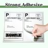 220 Shipping Labels Half Sheet 8.5 x 5.5 Blank Self Adhesive 2 Labels Per Sheet