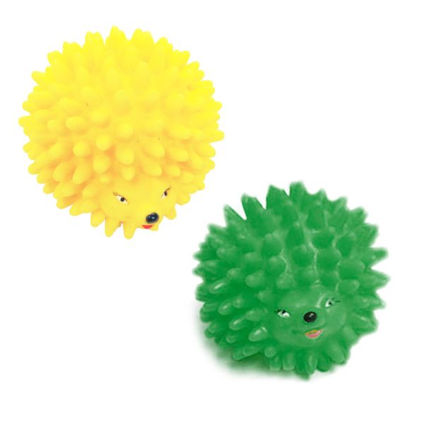 Boss Pet Vinyl Hedgehog with Squeaker Dog Toy