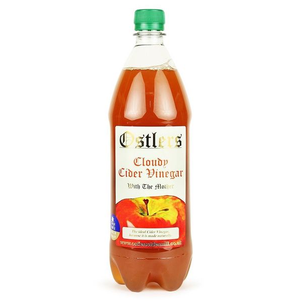 Ostlers Apple Cider Vinegar with Mother 1 Litre (Pack of 3)