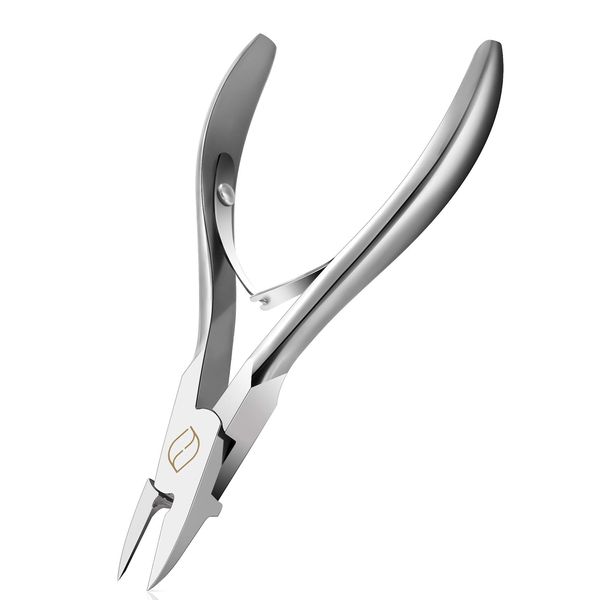 FERYES Toenail Clippers Straight Blade for Thick Toenails, Nail Clippers for Thick and Ingrown Nails - High Temperature Forging Stainless Steel Toe Nail Tools