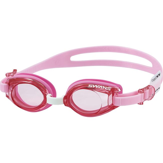 Swans SJ-9 PIN Swimming Goggles, Made in Japan, Pink, For Kids 3 to 8 Years Old f f