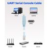 RIIEYOCA 1.8M/5.9FT USB C Console Cable for Switches, Routers, Firewalls, Servers with RJ45 Interface