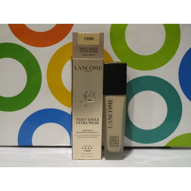 LANCOME ~ TEINT IDOLE ULTRA WEAR LONG WEAR FOUNDATION ~ # 135 (N) ~ BOXED