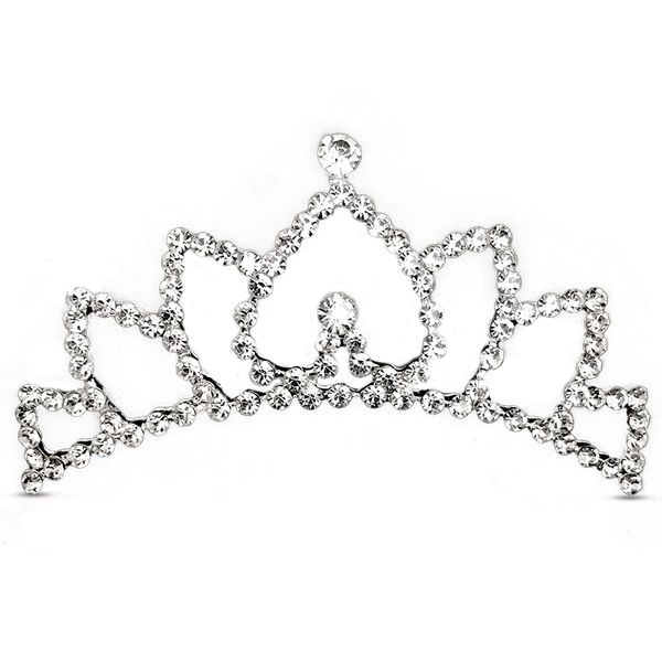 Butterfly Craze Princess Crown Comb Mini Tiara for Kids - Ideal for Wedding Entourage like Flower Girls, Add a Touch of Royalty to Your Child's Birthday Party, Perfect for Dress Up, Pretend Play