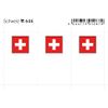 Lindner 646 Color flag-page: Switzerland
