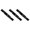 (3) Blade 596-344 Fits Gator Mulching Mower Blades Fits Wright 52" Stander