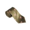 Soprano Green Horse Racing Woven Silk Tie