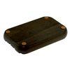 BÙrstenhaus Redecker Oiled Thermowood Rounded Soap Dish, 4-1/2-Inches by 2-3/4-Inches