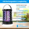 Waterproof Bug Zapper Mosquito Killer Lamp Rechargeabl Insect Fly Pest Trap
