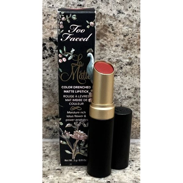 Too Faced - La Matte Color Drenched Matte Lipstick in REBEL HEART -0.11 oz
