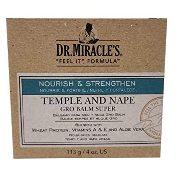 Dr. Miracle's Dr. Miracles Super Strength Temple & Nape Gro Balm, 4 Oz