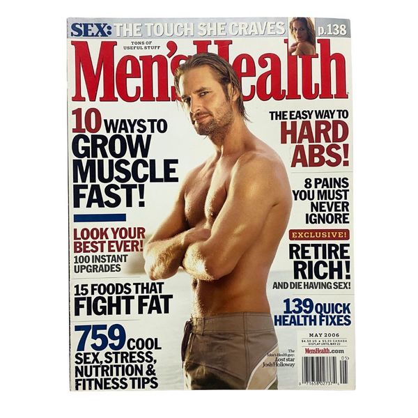 Men's Health Magazine May 2006 Lost Star Josh Holloway No Label VG