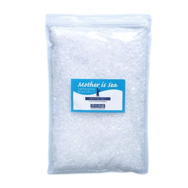 Genki Shokai Crystal Salt from Himalayan Food Rock Mill 2.2 lbs (1 kg) Natural Additive-Free Himalayan Crystal Salt