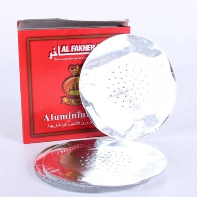 Shisha Foil 001 Aluminum Foil 4.7 x 4.7 inches (12 x 12 cm)