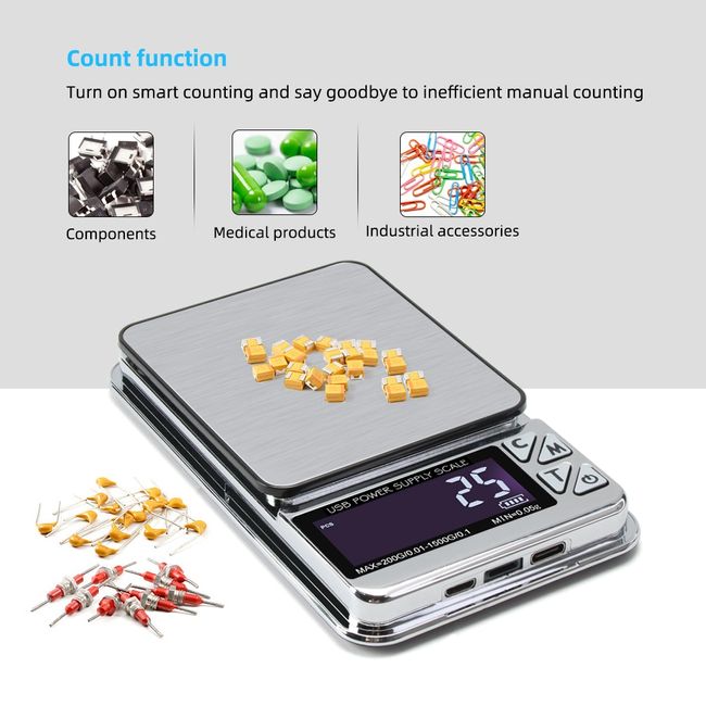 Portable jewelry scale electronic said 0.01g 0.1 grams scale tea