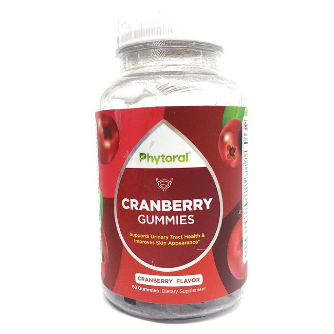 Phytoral Cranberry Extract 60 Gummies Urinary Tract Health