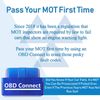 OBDII OBD2 Bluetooth Fault Code Reader | Wireless Diagnostic Scan Tool for Cars | Compatible with Any Android Device | Read & Clear Engine Error Codes | Real-Time Data Monitoring
