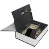 Lysmics Book Safe Box Lock, Hidden Safe, Book-like Design, Dial Type, Security Storage (Black)