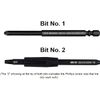 Innovative Rapid Screw Extractor/Remover for Phillips (Size #2) Screws. ENGINEER dbz-60