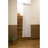 2 Panel Accordion Closet Curtain (Brown)