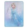 Elsa Frozen 2 Blue Snowflake Throw Micro Raschel Blanket