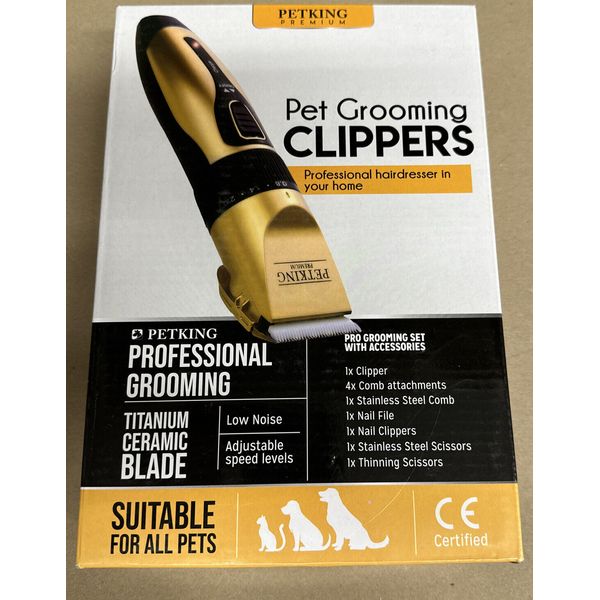 Petking Premium Pet Grooming Professional Clipper & Hair Trimmer - Var. Speed