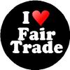 I Love Fair Trade MAGNET (heart)