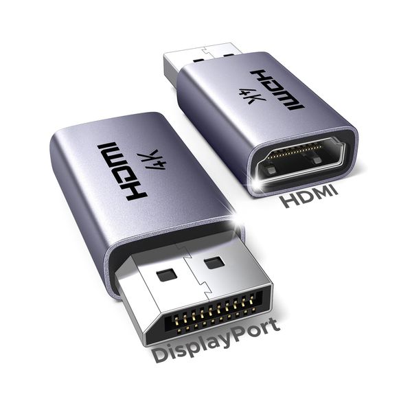 UGREEN DisplayPort to HDMI 変換アダプタ 4K@30Hz 2pack