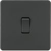 Knightsbridge Screwless 10AX Intermediate Switch - Anthracite