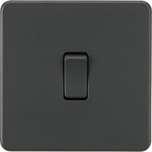 Knightsbridge Screwless 10AX Intermediate Switch - Anthracite