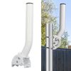 Antenna Wall Mounting Kit, J Pole Mount for V2, Wall Roof Installation Pole Bracket Ethernet Adapter with Adjustable End Angle