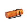 Olight Baton 4 Orange Premium Rechargeable Flashlight w/Charging Case, 1300 Lum