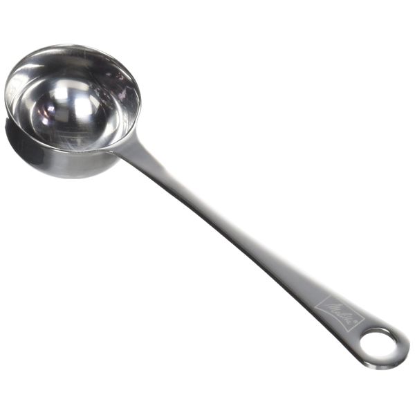 Melitta 6702762 Measuring Spoon for Ground Coffee, Stainless Steel, Capacity 8g, Silver