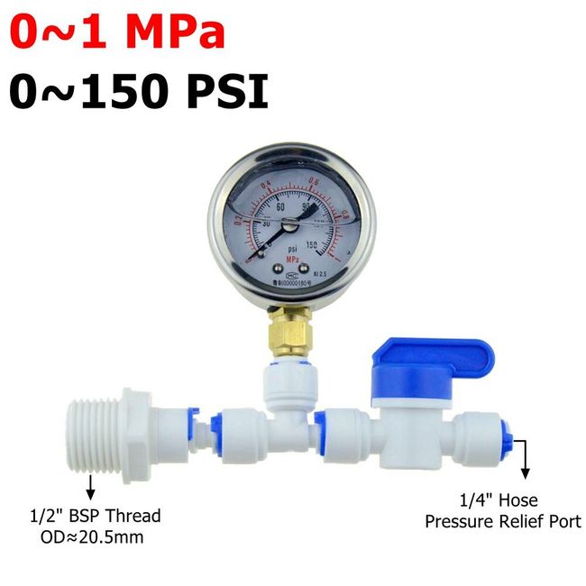 Pressure Test Products - Pressure Gauge - 1MPa