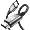 HDMI Type-C Cable 4m, USB C to HDMI Cable Type C HDMI Converter Cable - Grey