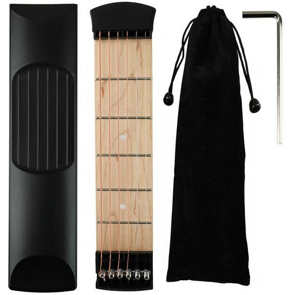 MINGZE Pocket Guitar Portable Guitar Trainer, Hand Style Chord Conversion Tool, Finger Exercise