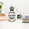 Irish Water Spaniel - Heart Acrylic Plaque