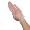 Bingold Einmalhandschuhe Vinyl 45PLUS transparent, Größe M, 100-er Pack