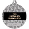 2" Splash Baseball Medal Award, Silver Splash Baseball Trophy Award Includes Custom Engraving Prime